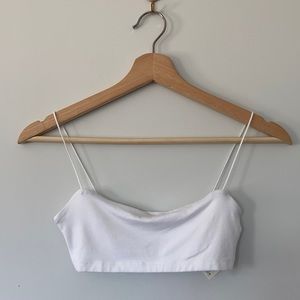 Aritzia Wilfred Free Ambrosia Bandeau Bra Crop Top